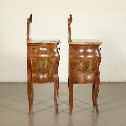 Pair of Barocchetto Revival Bedside Tables Italy 20th Century