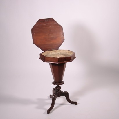 Working Table From Northern Europe Walnut 19th Century