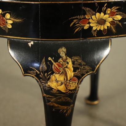 Tabouret Style Chinoiserie Angleterre 1800