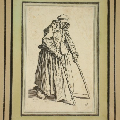 J. Callot Les Gueux Gravuren Frankreich 1622