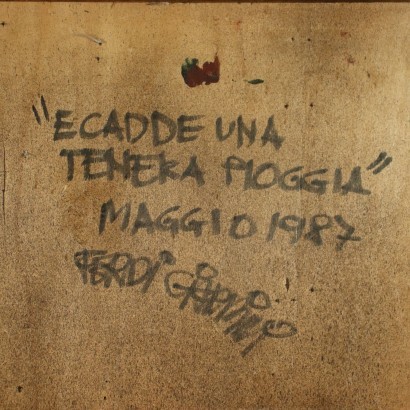 arte, arte italiano, arte italiano contemporáneo, arte contemporáneo, Ferdi Giardini, "Y cayó una tierna lluvia0do, Ferdi Giardini, Ferdi Giardini