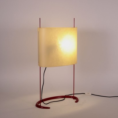 Lamp Arteluce Rizzato Enamelled Metal Synthetic Fibre Milan Italy 1980