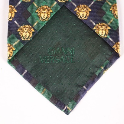 Corbata vintage con logo de Versace