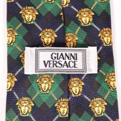 Cravatta Vintage Versace con Logo