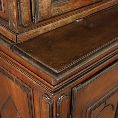 Piedmontese Baroque Cupboard With Extension Italy 17th Century