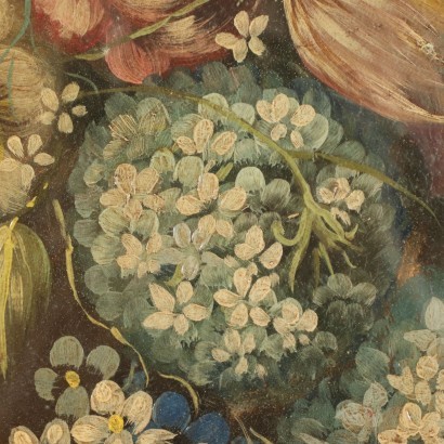 Kunst, Italienische Kunst, Italienische Malerei des 20. Jahrhunderts, Stillleben mit Blumen und Kürbis