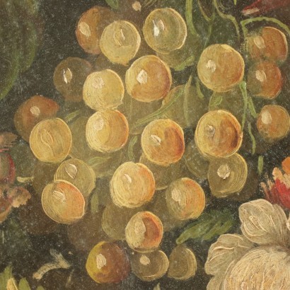 arte, arte italiano, pintura italiana del siglo XX, Naturaleza muerta con flores y calabaza