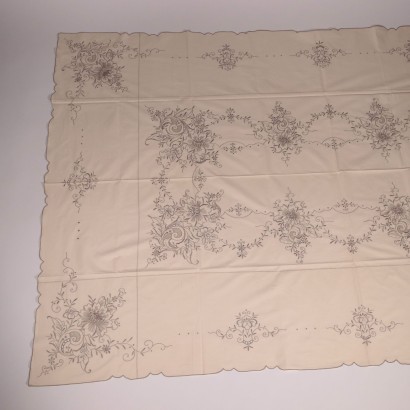 Table Cloth With 12 Napkins Italy th Century