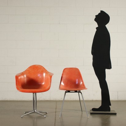 modernariato, modernariato di design, sedia, sedia modernariato, sedia di modernariato, sedia italiana, sedia vintage, sedia anni '60, sedia design anni 60,Sedie Ray & Charles Eames,Charles & Ray Eames,Charles & Ray Eames