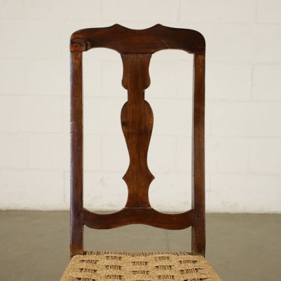 antiguo, silla, sillas antiguas, silla antigua, silla italiana antigua, silla antigua, silla neoclásica, silla del siglo XIX, grupo de seis sillas modenesas