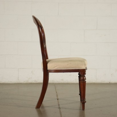 antiguo, silla, sillas antiguas, silla antigua, silla italiana antigua, silla antigua, silla neoclásica, silla del siglo XIX, Grupo de seis sillas inglesas victorianas