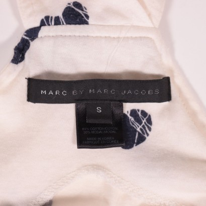 marc jacobs, moda, vestido, ropa de mujer, segunda mano, vestido blanco y azul de Marc Jacobs
