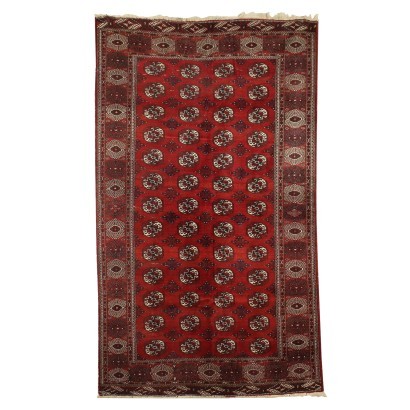 Bukhara Carpet Wool Turkmenistan 1940s-1950s