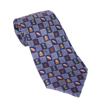 Cravate Hermès 7618 TA