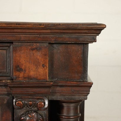 Cupboard Made With Ancient Woods Walnut Sessile Oak Italy 20th Century