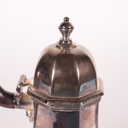 Silver Teapot By Dabbene Manifacture Milan 20th Century