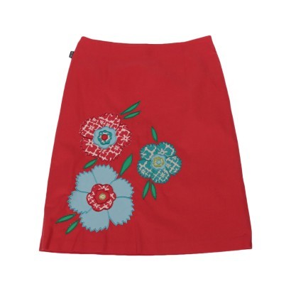 Moschino Skirt with Flowers Cotton Italy