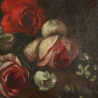 Pair of still lifes with flowers