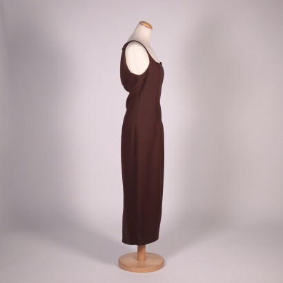 Vintage Gai Mattiolo Dress Viscosa Acetato Italy 1980s-1990s
