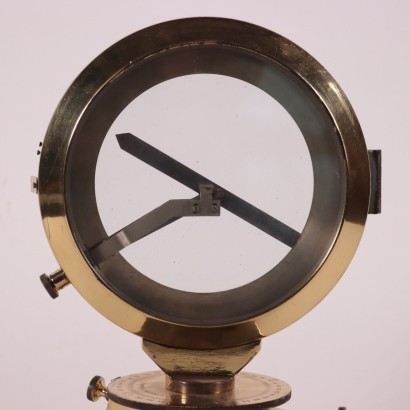 Brass Inclinometer \"Dip Circle\" England 20th Century