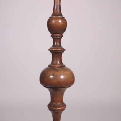 Baroque Torch Holder Trasformed Into A Lamp Italy 18th Century
