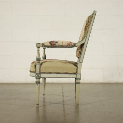 antiguo, sillón, sillones antiguos, sillón antiguo, sillón italiano antiguo, sillón antiguo, sillón neoclásico, sillón del siglo XIX, sillón Napoleón III Francia