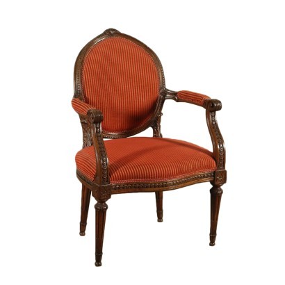 antiguo, sillón, sillones antiguos, sillón antiguo, sillón italiano antiguo, sillón antiguo, sillón neoclásico, sillón del siglo XIX, sillón neoclásico francés