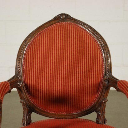 French Neo Classical Armchairs Beech Padded France 18th Century