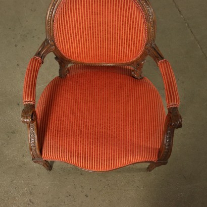 antiguo, sillón, sillones antiguos, sillón antiguo, sillón italiano antiguo, sillón antiguo, sillón neoclásico, sillón del siglo XIX, sillón neoclásico francés