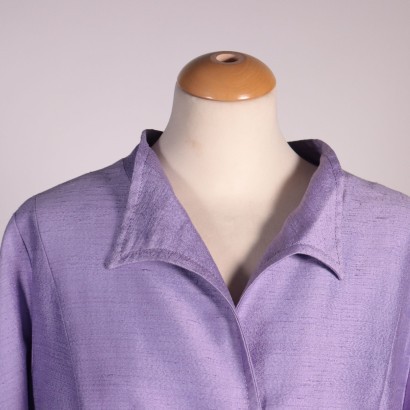 Vintage Lilac Overcoat Italy 1950s-1960s
