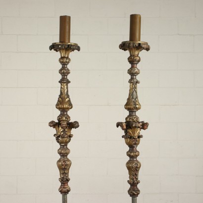 Pair Of Candlesticks Baroque Italy Early 18th Century