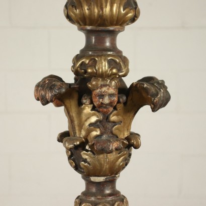 Pair Of Candlesticks Baroque Italy Early 18th Century