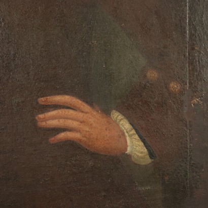 Male Portrait Oil on Canvas 18th Century