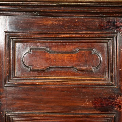 Piacentine Baroque Cupboard Walnut Poplar Italy 18th Century