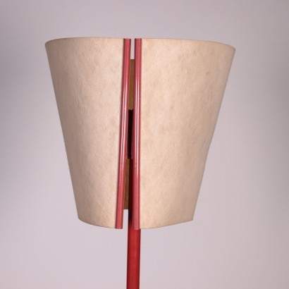 Stilnovo Stehlampe Glasiertes Metall Italien 1970er