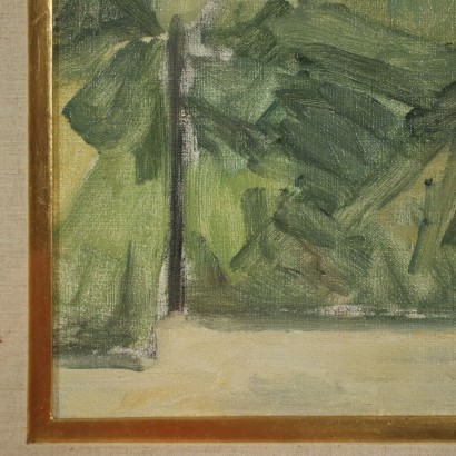Cristoforo De Amicis Oil On Canvas 20th Century