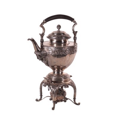 Samovar Argent Répoussé - Empire Austro-Hongrois XIX Siècle