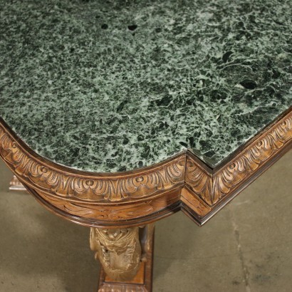 antiguo, mesa, mesa antigua, mesa antigua, mesa italiana antigua, mesa antigua, mesa neoclásica, mesa del siglo XIX, mesa de gran estilo
