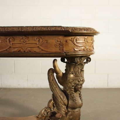 antique, table, antique table, antique table, antique Italian table, antique table, neoclassical table, 19th century table, Large Style Table