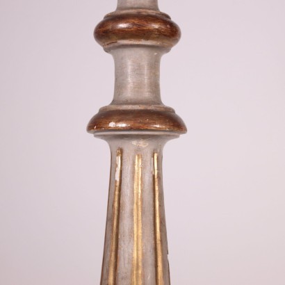 Wooden Torch Holder Italy 19th Century