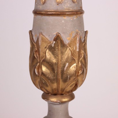 Wooden Torch Holder Italy 19th Century