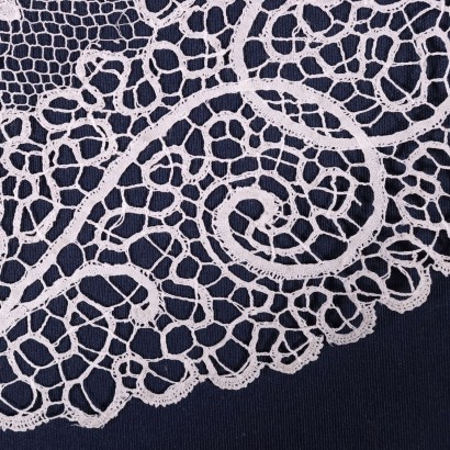 Cantù Lace Oval Droily Cotton Italy 20th Century
