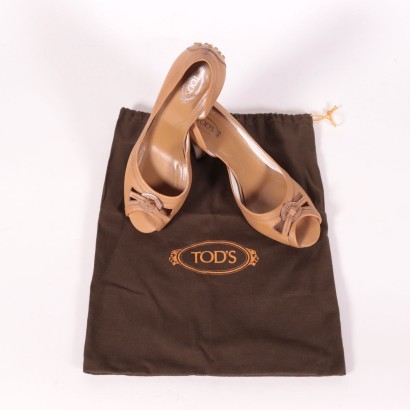 Tod's Open Toe Pumps Leather Italy