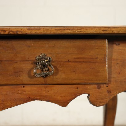 Baroque Wrting Desk Spruce Walnut Italy XVIII Century