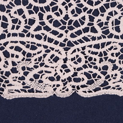 Oval Lacework Doily Cotton Italy 20th Century