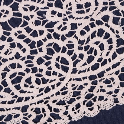 Oval Lacework Doily Cotton Italy 20th Century