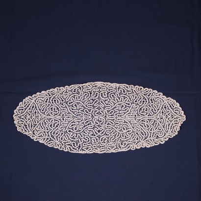 Oval Lacework Droily Cotton Italy 20th Century
