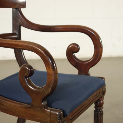 antiguo, sillón, sillones antiguos, sillón antiguo, sillón italiano antiguo, sillón antiguo, sillón neoclásico, sillón del siglo XIX, sillón Regency inglés
