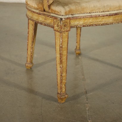 antik, Sessel, antike Sessel, antiker Sessel, antiker italienischer Sessel, antiker Sessel, neoklassischer Sessel, Sessel aus dem 19. Jahrhundert, venezianischer neoklassischer Sessel