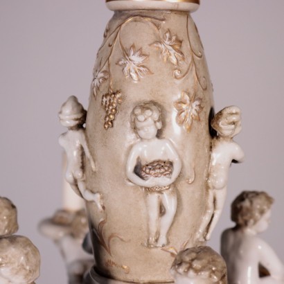 Kronleuchter Keramik - Italien XX Jhd